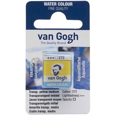 Akvarellfesték Van Gogh 1,5 ml szilkés 272 áttetsző sárga