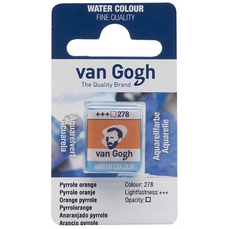 Akvarellfesték Van Gogh 1,5 ml szilkés 278 pyrol narancs