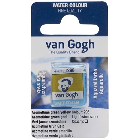 Akvarellfesték Van Gogh 1,5 ml szilkés 296 zöldes-sárga