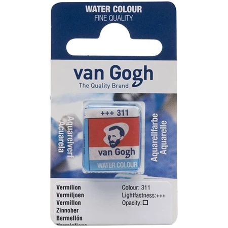 Akvarellfesték Van Gogh 1,5 ml szilkés 311 élénk piros