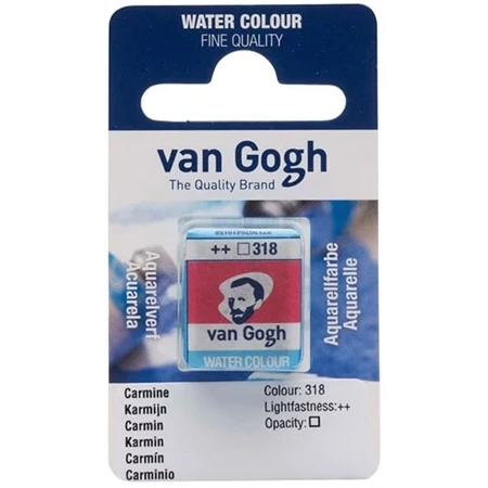 Akvarellfesték Van Gogh 1,5 ml szilkés 318 kármin
