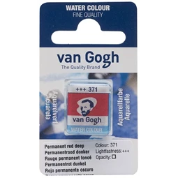 Akvarellfesték Van Gogh 1,5 ml szilkés 371 permanent sötétvörös