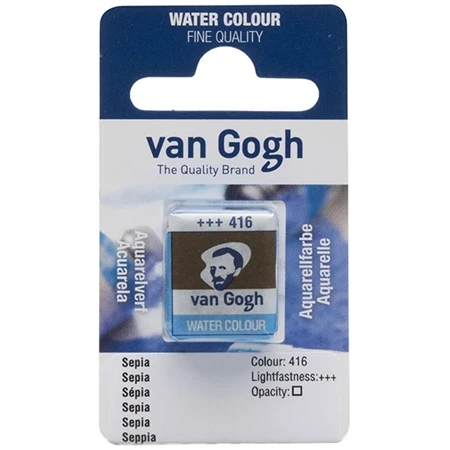 Akvarellfesték Van Gogh 1,5 ml szilkés 416 szépia