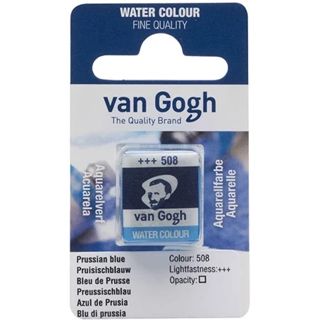 Akvarellfesték Van Gogh 1,5 ml szilkés 508 porosz kék