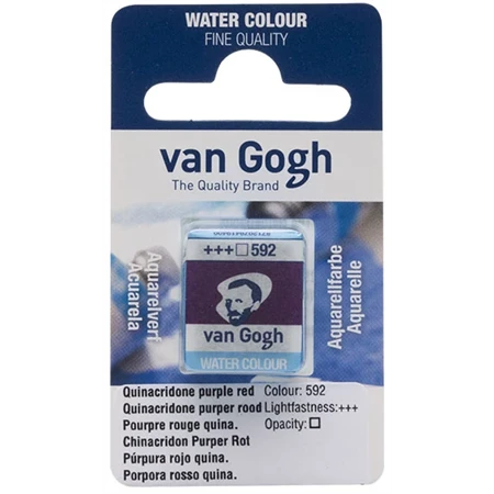 Akvarellfesték Van Gogh 1,5 ml szilkés 592 sötét lilás-vörös