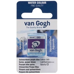 Akvarellfesték Van Gogh 1,5 ml szilkés 593 sötét quinacridone kékes-lila