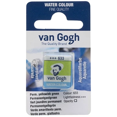 Akvarellfesték Van Gogh 1,5 ml szilkés 633 permanent sárgás-zöld