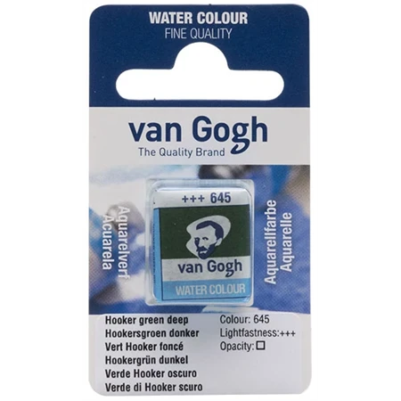 Akvarellfesték Van Gogh 1,5 ml szilkés 645 sötétzöld