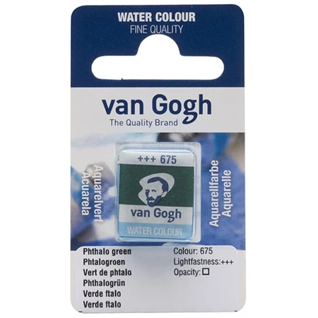 Akvarellfesték Van Gogh 1,5 ml szilkés 675 ftálzöld