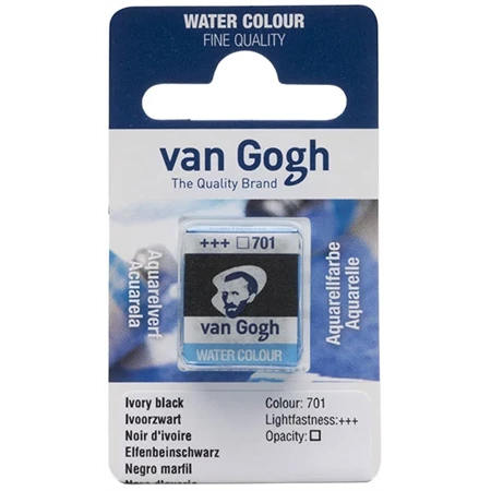 Akvarellfesték Van Gogh 1,5 ml szilkés 701 fekete