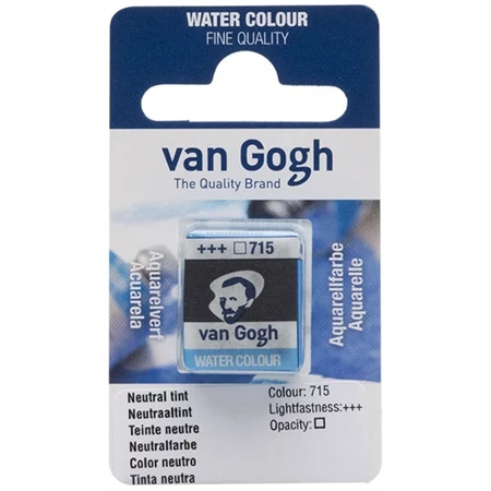 Akvarellfesték Van Gogh 1,5 ml szilkés 715 semleges fekete