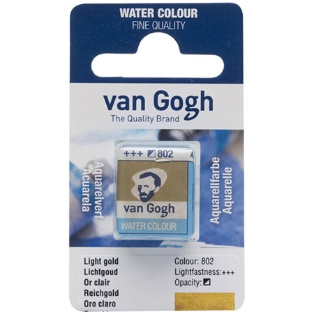 Akvarellfesték Van Gogh 1,5 ml szilkés 802 light arany