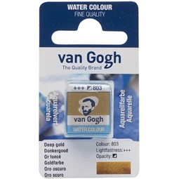 Akvarellfesték Van Gogh 1,5 ml szilkés 803 sötét arany