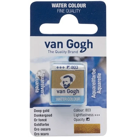 Akvarellfesték Van Gogh 1,5 ml szilkés 803 sötét arany