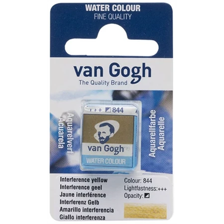 Akvarellfesték Van Gogh 1,5 ml szilkés 844 irizáló sárga