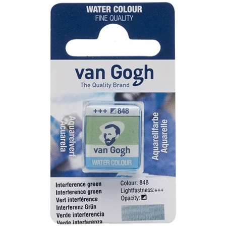 Akvarellfesték Van Gogh 1,5 ml szilkés 848 irizáló zöld