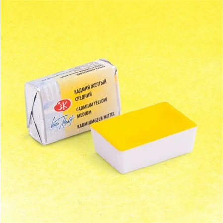 Akvarellfesték White Nights 2,5 ml szilkés 201 Cadmium Yellow Medium