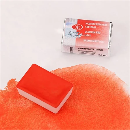 Akvarellfesték White Nights 2,5 ml szilkés 302 Cadmium Red Light