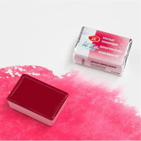 Akvarellfesték White Nights 2,5 ml szilkés 361 Quinacridone Red