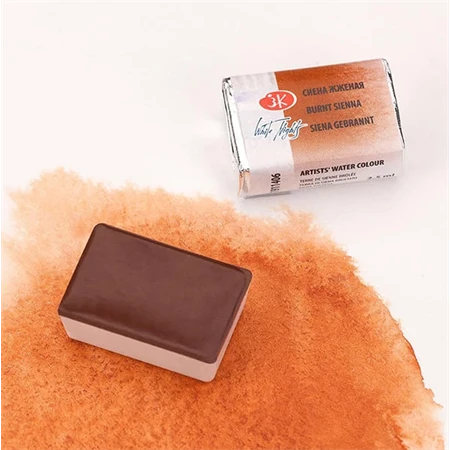 Akvarellfesték White Nights 2,5 ml szilkés 406 Burnt Sienna