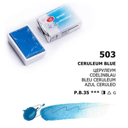 Akvarellfesték White Nights 2,5 ml szilkés 503 Cerulean Blue