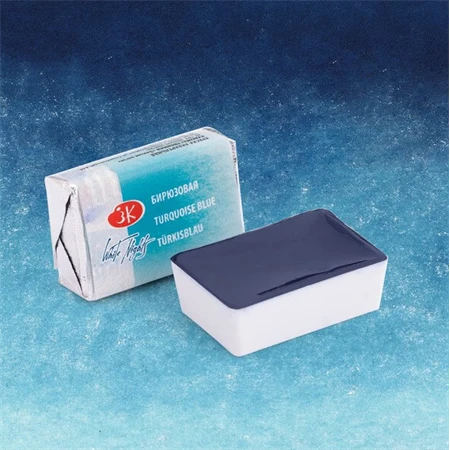 Akvarellfesték White Nights 2,5 ml szilkés 507 Turquoise Blue