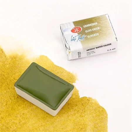 Akvarellfesték White Nights 2,5 ml szilkés 727 Olive Green