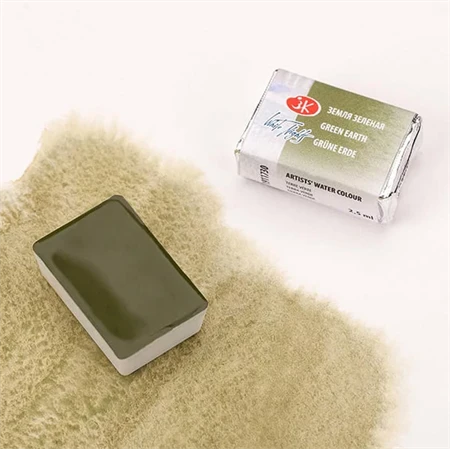 Akvarellfesték White Nights 2,5 ml szilkés 730 Green Earth