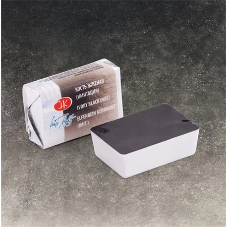 Akvarellfesték White Nights 2,5 ml szilkés 811 Ivory Black