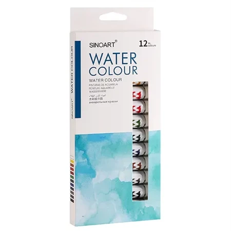 Akvarellfesték készlet SINOART 12x12ml