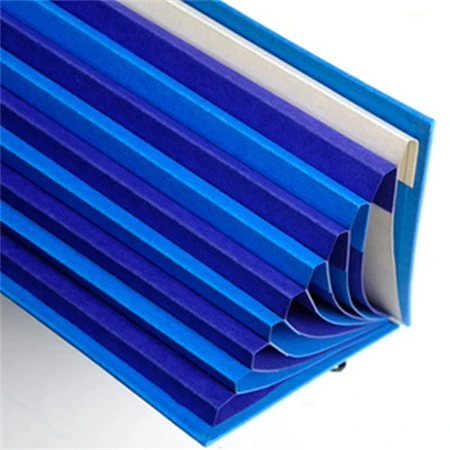 Aláírókönyv Exacompta 245x320 mm 8 részes gumis PP vegyes színek Előrendező