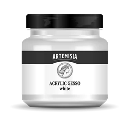 Alapozó festék PENTART ARTEMISIA művészfesték 1000ml fehér gesso