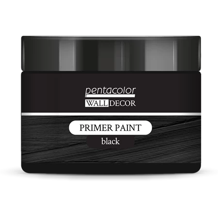Alapozó festék PENTART Wall Decor 150ml fekete