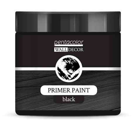 Alapozó festék PENTART Wall Decor 500ml fekete