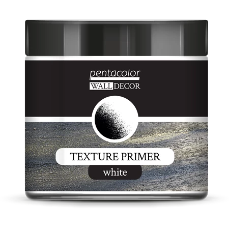 Alapozó festék texturáló alapozó PENTART Wall Decor 500ml fehér