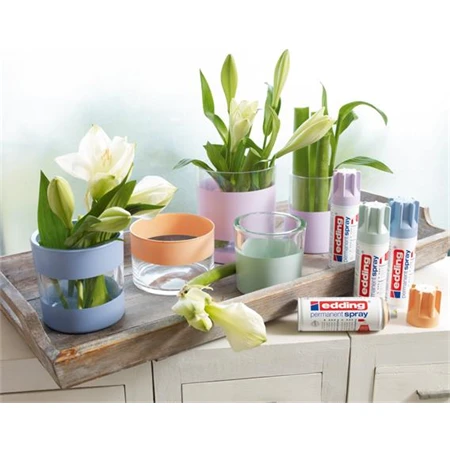 Alapozó spray EDDING 5200 műanyagra, átlátszó