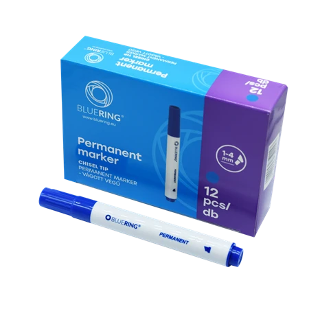 Alkoholos filc Bluering 1-4 mm vágott hegy, kék