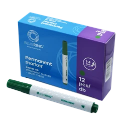 Alkoholos filc Bluering 1-4 mm vágott hegy, zöld