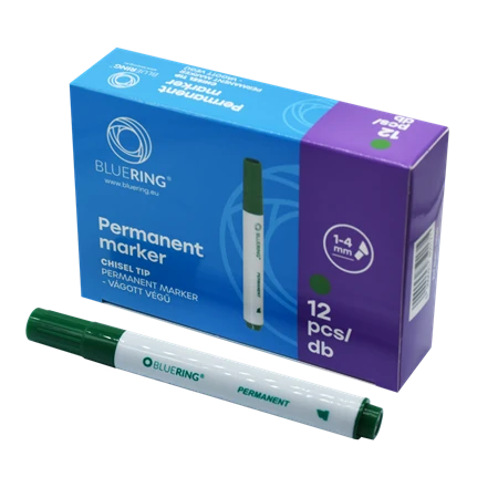 Alkoholos filc Bluering 1-4 mm vágott hegy, zöld