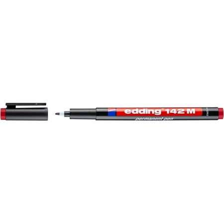 Alkoholos filc EDDING 142 M OHP piros 1mm vonalvastagság