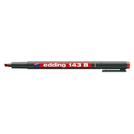 Alkoholos filc EDDING 143 B OHP 1-3mm piros