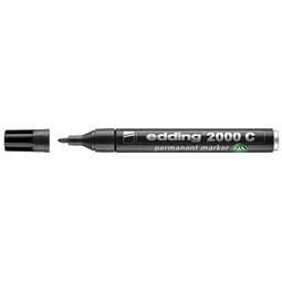 Alkoholos filc EDDING 2000C permanent marker fekete – kerek hegyű, 1,5–3 mm-es alkoholos jelölő
