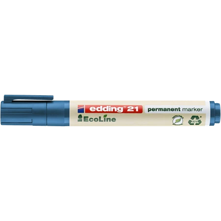 Alkoholos filc EDDING 21 Ecoline, kék, környezetbarát