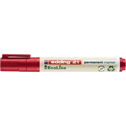 Alkoholos filc EDDING 21 Ecoline, piros, környezetbarát