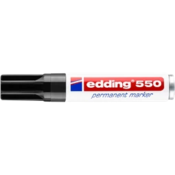 Alkoholos filc EDDING 550 3-4mm kerek hegy, fekete