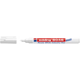 Alkoholos filc EDDING 8046 Ready fehér ipari minőségű sűrű fedő tinta