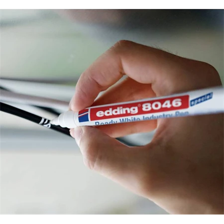 Alkoholos filc EDDING 8046 Ready fehér ipari minőségű sűrű fedő tinta