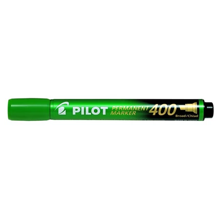Alkoholos filc PILOT Permanent Marker 400 1,5-4 mm, vágott, zöld