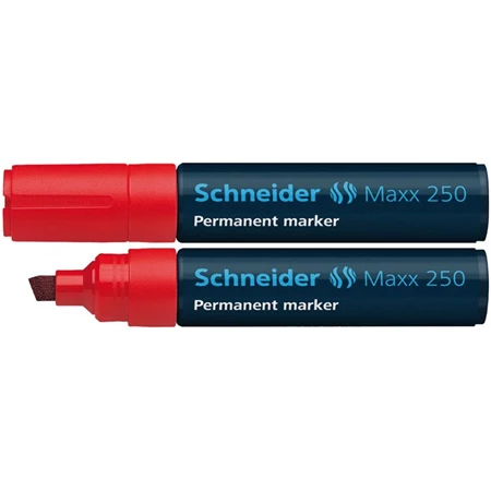 Alkoholos filc SCHNEIDER Maxx 250 2-7mm, piros, vágott