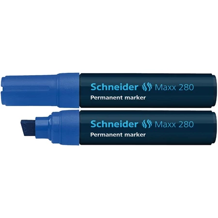 Alkoholos filc SCHNEIDER Maxx 280 4-12 mm, kék, vágott